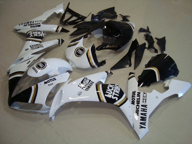 Purchase 2004-2006 Black Gold White Yamaha YZF R1 Bike Fairing Kit UK
