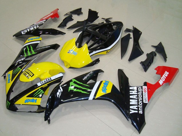 Purchase 2004-2006 Yellow White Black Red Green Monster Red White Motul Yamaha YZF R1 Motorcycle Fairings UK