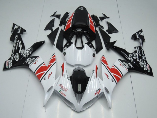 Purchase 2004-2006 White Red Black Castrol Yamaha YZF R1 Motorcycle Fairings UK