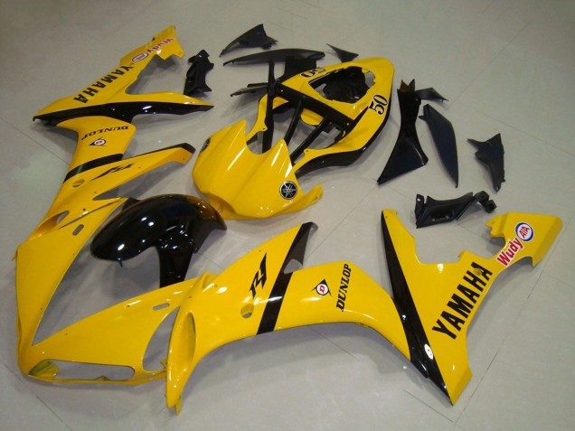 Purchase 2004-2006 Yellow Glossy Black Yamaha YZF R1 Motorcycle Fairing UK