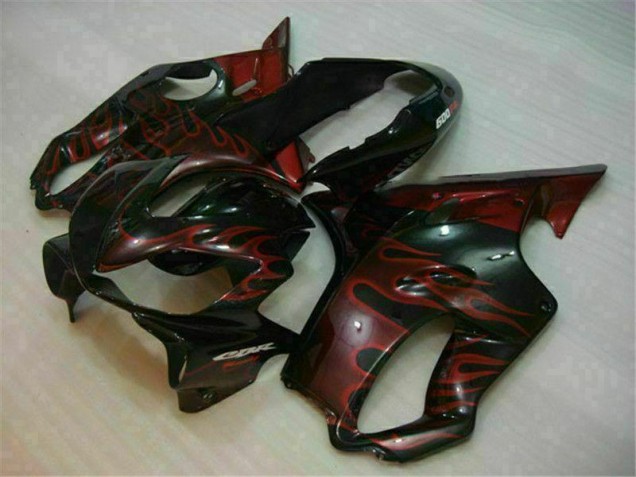 Purchase 2004-2007 Red Flame Honda CBR600 F4i Bike Fairings UK