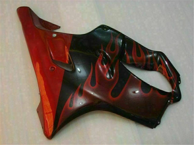 Purchase 2004-2007 Red Flame Honda CBR600 F4i Bike Fairings UK