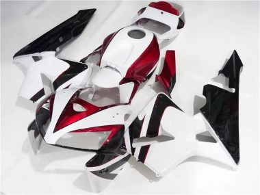 Purchase 2005-2006 White Red Black Honda CBR600RR Motorcycle Fairings Kits UK