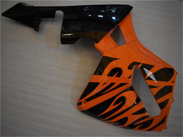 Purchase 2005-2006 Orange Black Flame Honda CBR600RR Motorcycle Fairing UK