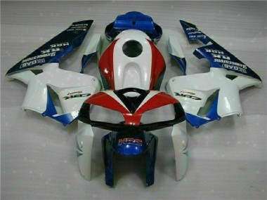 Purchase 2005-2006 White Blue Honda CBR600RR Moto Fairings UK