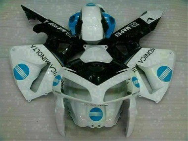 Purchase 2005-2006 White Blue Honda CBR600RR Motorcyle Fairings UK