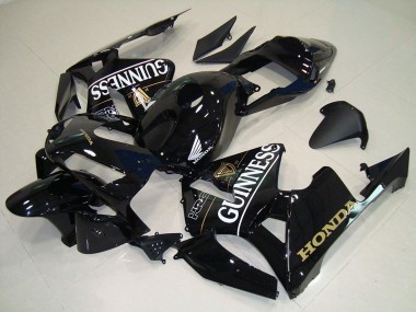Purchase 2005-2006 Glossy Black Gunness Honda CBR600RR Motorcycle Fairings UK
