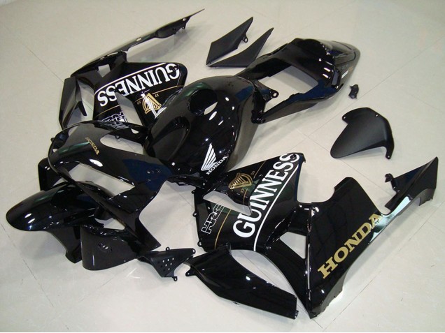 Purchase 2005-2006 Glossy Black Gunness Honda CBR600RR Motorcycle Fairings UK