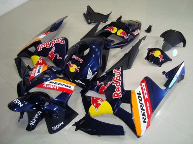 Purchase 2005-2006 Dark Blue Red Bull Repsol Honda CBR600RR Motorcycle Fairings Kits UK
