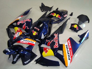 Purchase 2005-2006 Dark Blue Orange Red Bull Repsol Honda CBR600RR Motorcycle Fairings UK
