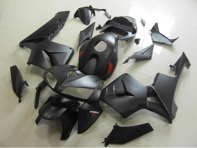 Purchase 2005-2006 Matte Black Red Decal Honda CBR600RR Motorcycle Fairings UK
