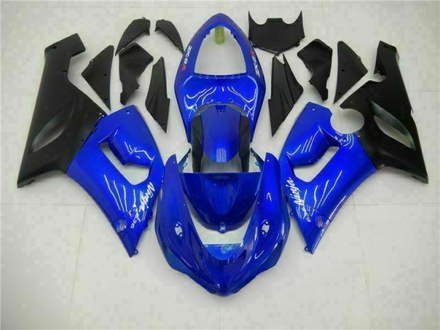 Purchase 2005-2006 Blue Kawasaki ZX6R Motorcycle Fairing Kit UK Purchase 2005-2006 Blue Kawasaki ZX6R Motorcycle Fairing Kit UK