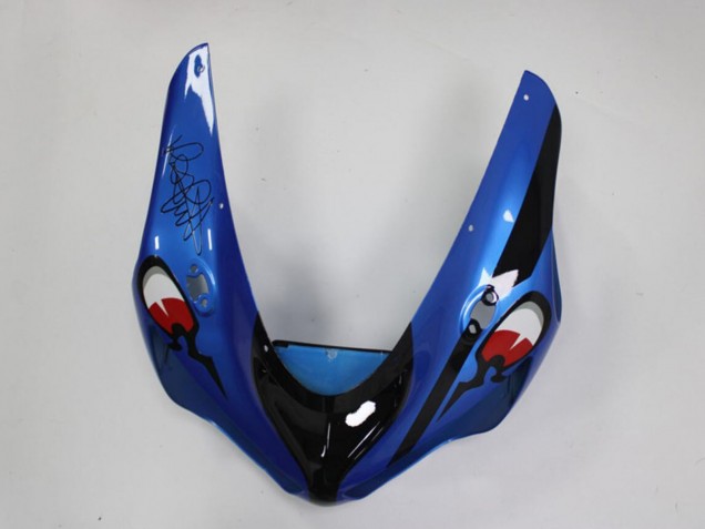 Purchase 2005-2006 Blue Yellow Black Shark Kawasaki ZX6R Motorcycle Fairings UK