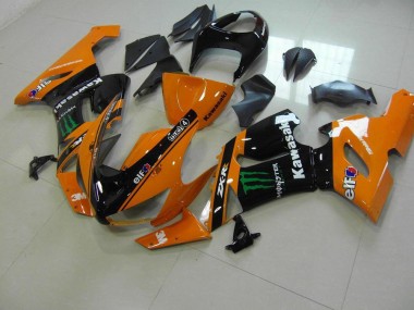 Purchase 2005-2006 Orange Monster Kawasaki ZX6R Bike Fairing UK
