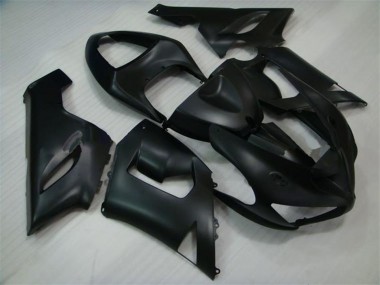 Purchase 2005-2006 Matte Black Kawasaki ZX6R Motorcycle Fairings UK