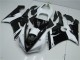Purchase 2005-2006 Black White Kawasaki ZX6R Moto Fairings UK Purchase 2005-2006 Black White Kawasaki ZX6R Moto Fairings UK