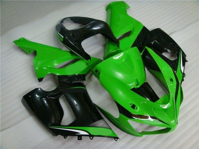 Purchase 2005-2006 Green White Black Kawasaki ZX6R Motorcycle Fairings UK Purchase 2005-2006 Green White Black Kawasaki ZX6R Motorcycle Fairings UK