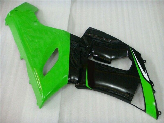 Purchase 2005-2006 Green White Black Kawasaki ZX6R Motorcycle Fairings UK Purchase 2005-2006 Green White Black Kawasaki ZX6R Motorcycle Fairings UK