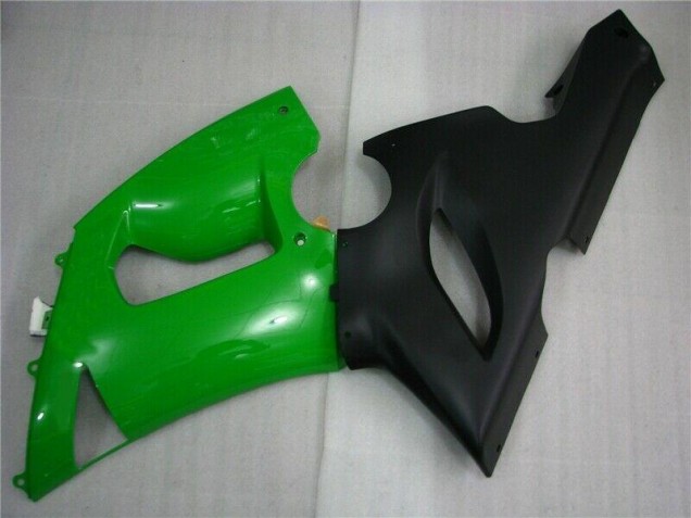 Purchase 2005-2006 Green Matte Black Kawasaki ZX6R Motorcycle Fairing UK