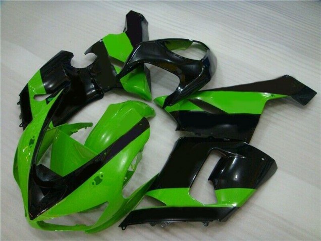 Purchase 2005-2006 Green Black Kawasaki ZX6R Motorbike Fairing UK Purchase 2005-2006 Green Black Kawasaki ZX6R Motorbike Fairing UK