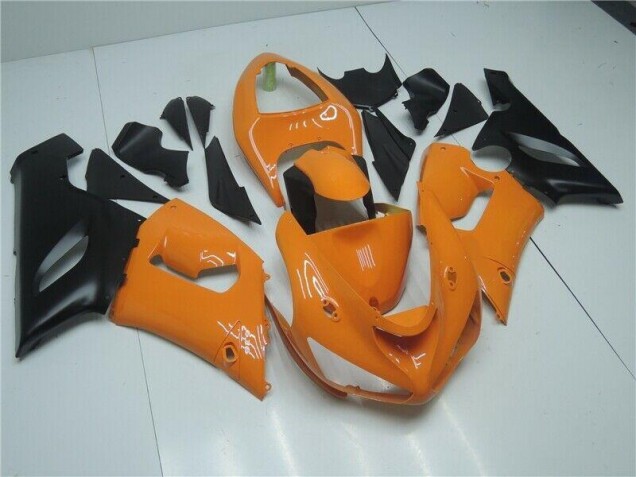 Purchase 2005-2006 Orange Black Kawasaki ZX6R Bike Fairings UK Purchase 2005-2006 Orange Black Kawasaki ZX6R Bike Fairings UK
