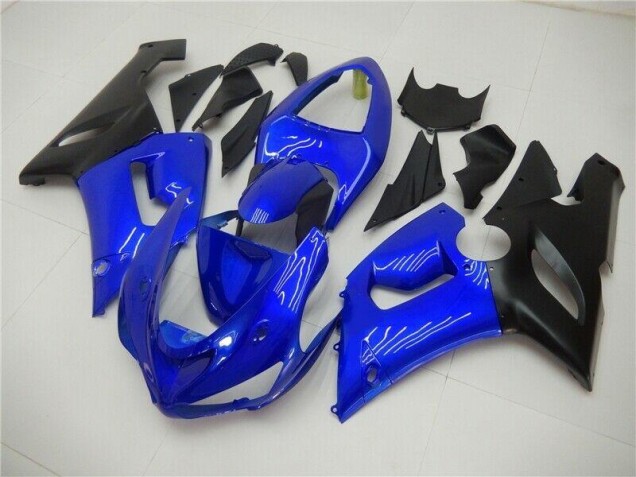 Purchase 2005-2006 Blue Kawasaki ZX6R Bike Fairings UK Purchase 2005-2006 Blue Kawasaki ZX6R Bike Fairings UK