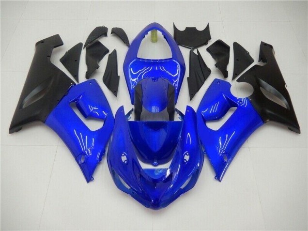 Purchase 2005-2006 Blue Kawasaki ZX6R Bike Fairings UK Purchase 2005-2006 Blue Kawasaki ZX6R Bike Fairings UK