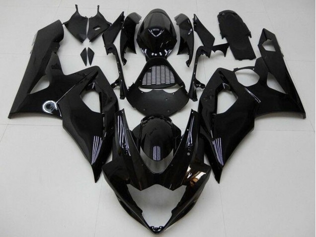 Purchase 2005-2006 Glossy Black Suzuki GSXR 1000 Motorcycle Fairing Kits UK