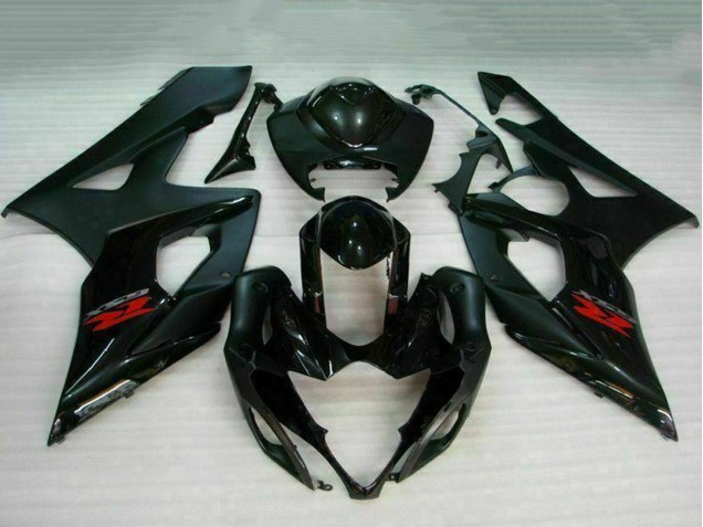 Purchase 2005-2006 Glossy Black Matte Black Red Suzuki GSXR 1000 Motorcycle Fairing UK