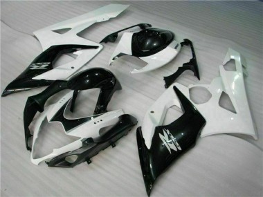 Purchase 2005-2006 White Glossy Black Suzuki GSXR 1000 Motorcycle Fairings UK