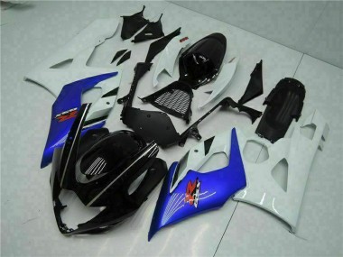 Purchase 2005-2006 White Blue Glossy Black Suzuki GSXR 1000 Motorcycle Fairing UK