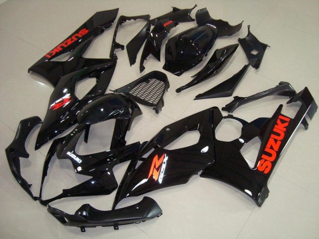 Purchase 2005-2006 Glossy Black Red Sticker Suzuki GSXR 1000 Bike Fairing UK