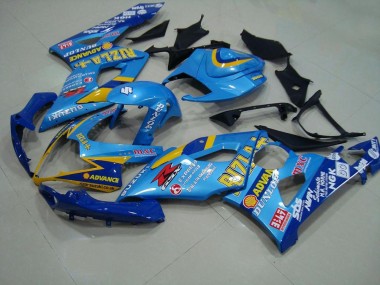 Purchase 2005-2006 Light Blue Rizzla Suzuki GSXR 1000 Motor Bike Fairings UK
