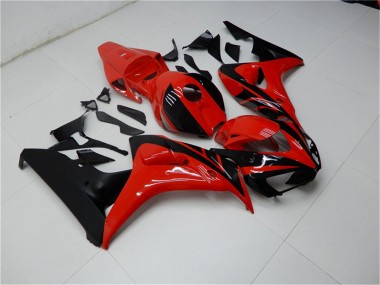 Purchase 2006-2007 Red Glossy Black Honda CBR1000RR Motorcycle Fairings Kits UK