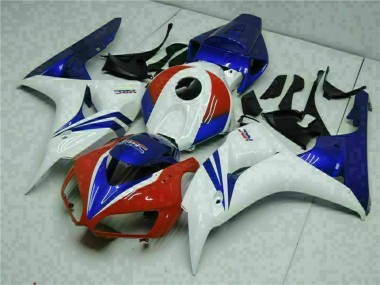 Purchase 2006-2007 White Red Blue HRC Honda CBR1000RR Motorcycle Fairing Kits UK