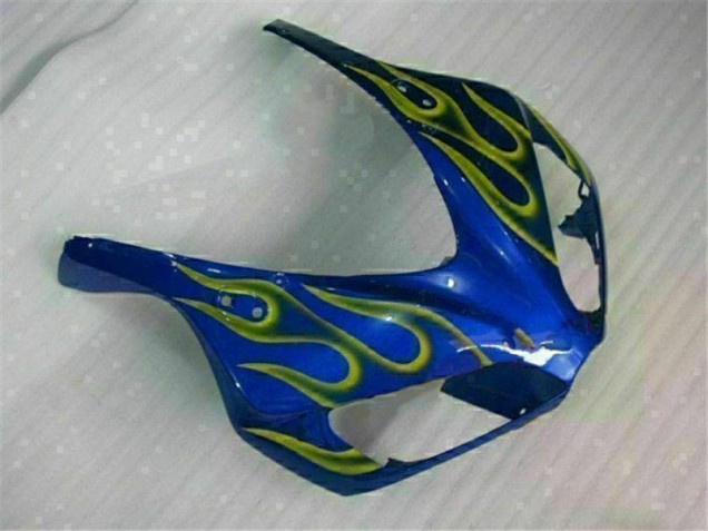 Purchase 2006-2007 Yellow Flame Blue Honda CBR1000RR Replacement Fairings UK