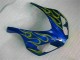 Purchase 2006-2007 Yellow Flame Blue Honda CBR1000RR Replacement Fairings UK