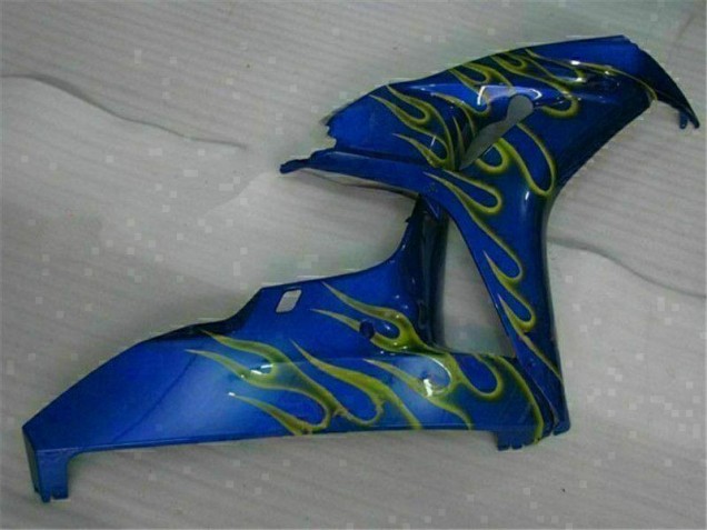 Purchase 2006-2007 Yellow Flame Blue Honda CBR1000RR Replacement Fairings UK