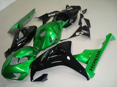 Purchase 2006-2007 Black Green Honda CBR1000RR Motorcycle Fairing Kits UK