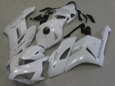 Purchase 2006-2007 White with Silver Decals Honda CBR1000RR Motorcycle Fairings UK