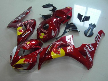 Purchase 2006-2007 Candy Red Red Bull Honda CBR1000RR Motorcylce Fairings UK