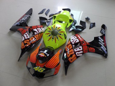 Purchase 2006-2007 Fluro Rossi Honda CBR1000RR Bike Fairings UK