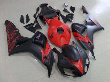 Purchase 2006-2007 Red and Matte Black Honda CBR1000RR Motor Fairings UK