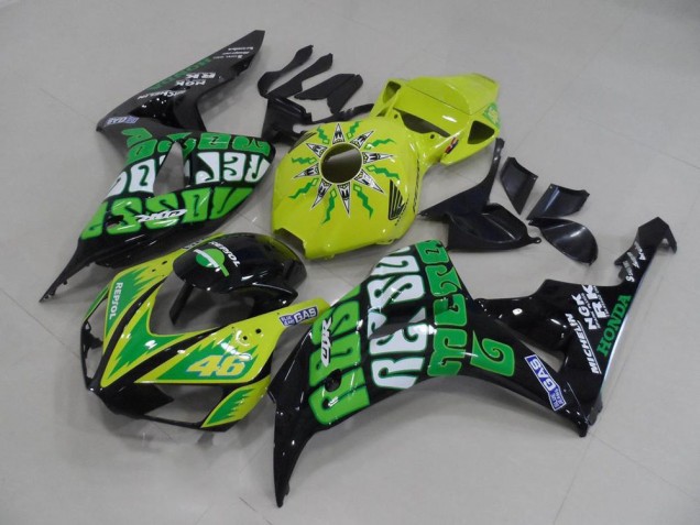 Purchase 2006-2007 Yellow Green Rossi Honda CBR1000RR Motor Fairings UK