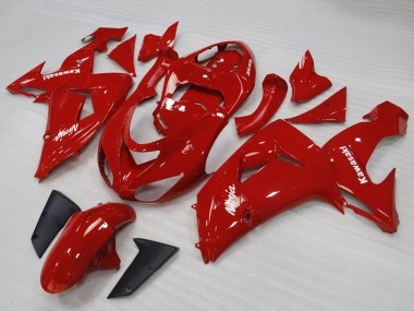 Purchase 2006-2007 Red White Kawasaki ZX10R Motorcycle Fairings UK