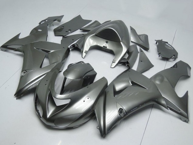 Purchase 2006-2007 Glossy Grey Kawasaki ZX10R Motorcycle Fairings UK