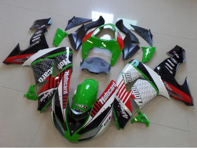 Purchase 2006-2007 Green Red White Black Motorad Kawasaki ZX10R Motorcycle Fairings UK