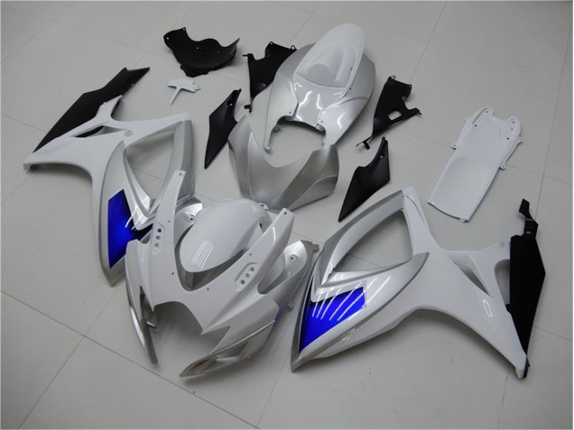 Purchase 2006-2007 White Blue Suzuki GSXR 600/750 Motorcylce Fairings UK Purchase 2006-2007 White Blue Suzuki GSXR 600/750 Motorcylce Fairings UK