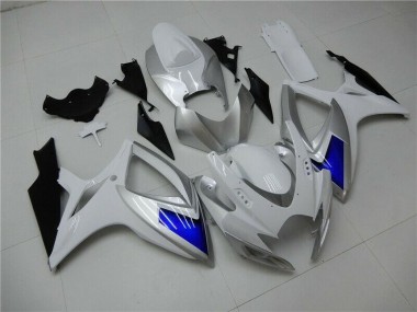 Purchase 2006-2007 White Blue Suzuki GSXR 600/750 Motorcylce Fairings UK