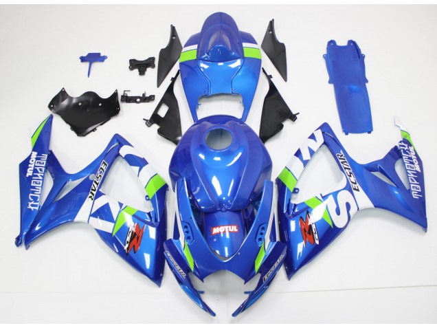 Purchase 2006-2007 Blue White Suzuki GSXR 600/750 Motorcycle Fairings UK Purchase 2006-2007 Blue White Suzuki GSXR 600/750 Motorcycle Fairings UK